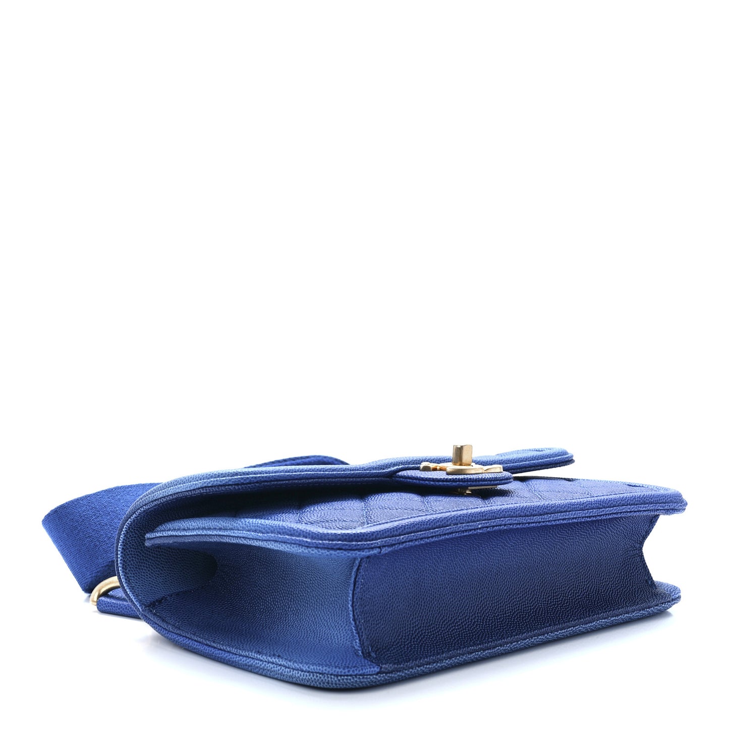 Caviar Quilted Small Sunset On The Sea Flap Blue
