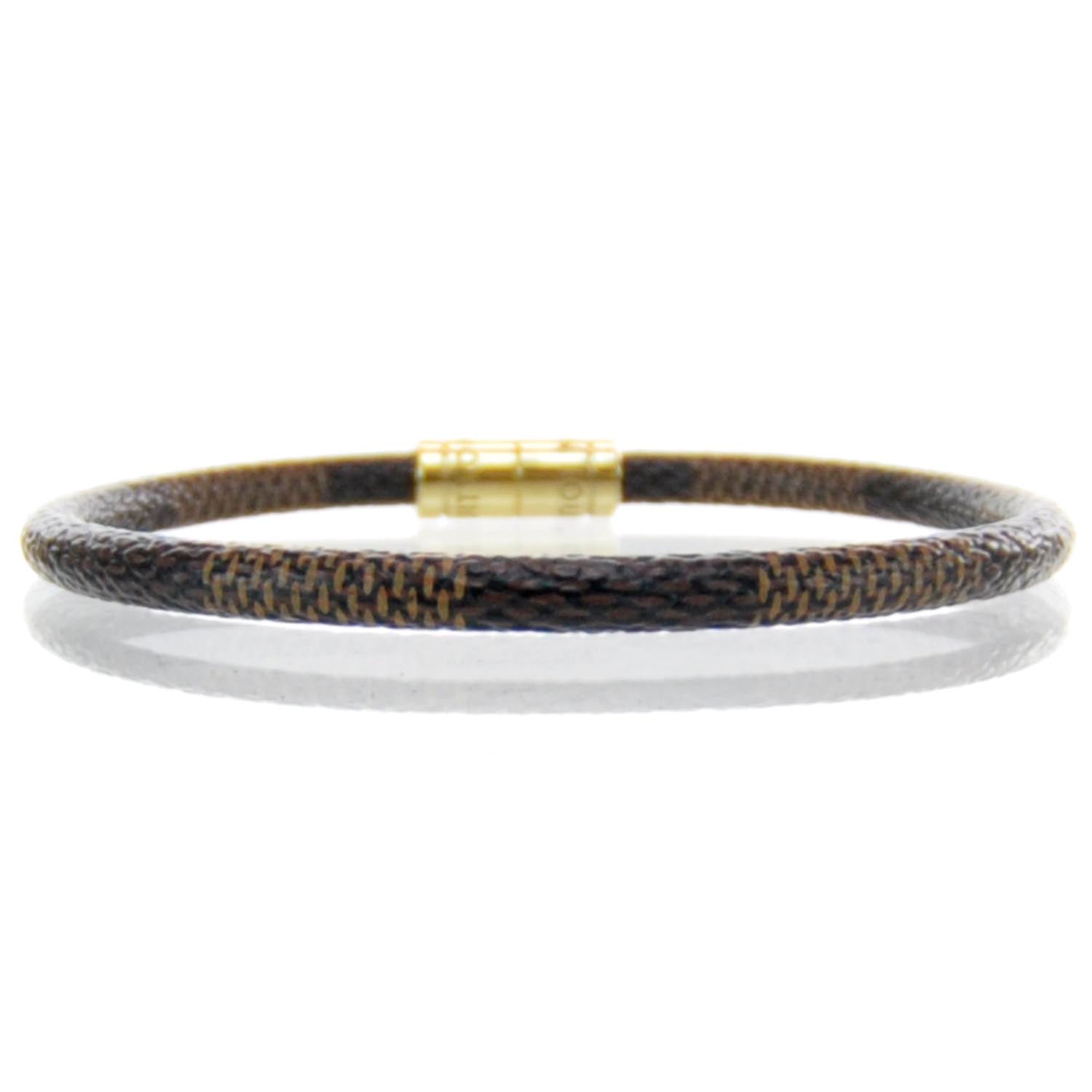 Louis Vuitton Damier Ebene Keep It Bracelet 2 of 5