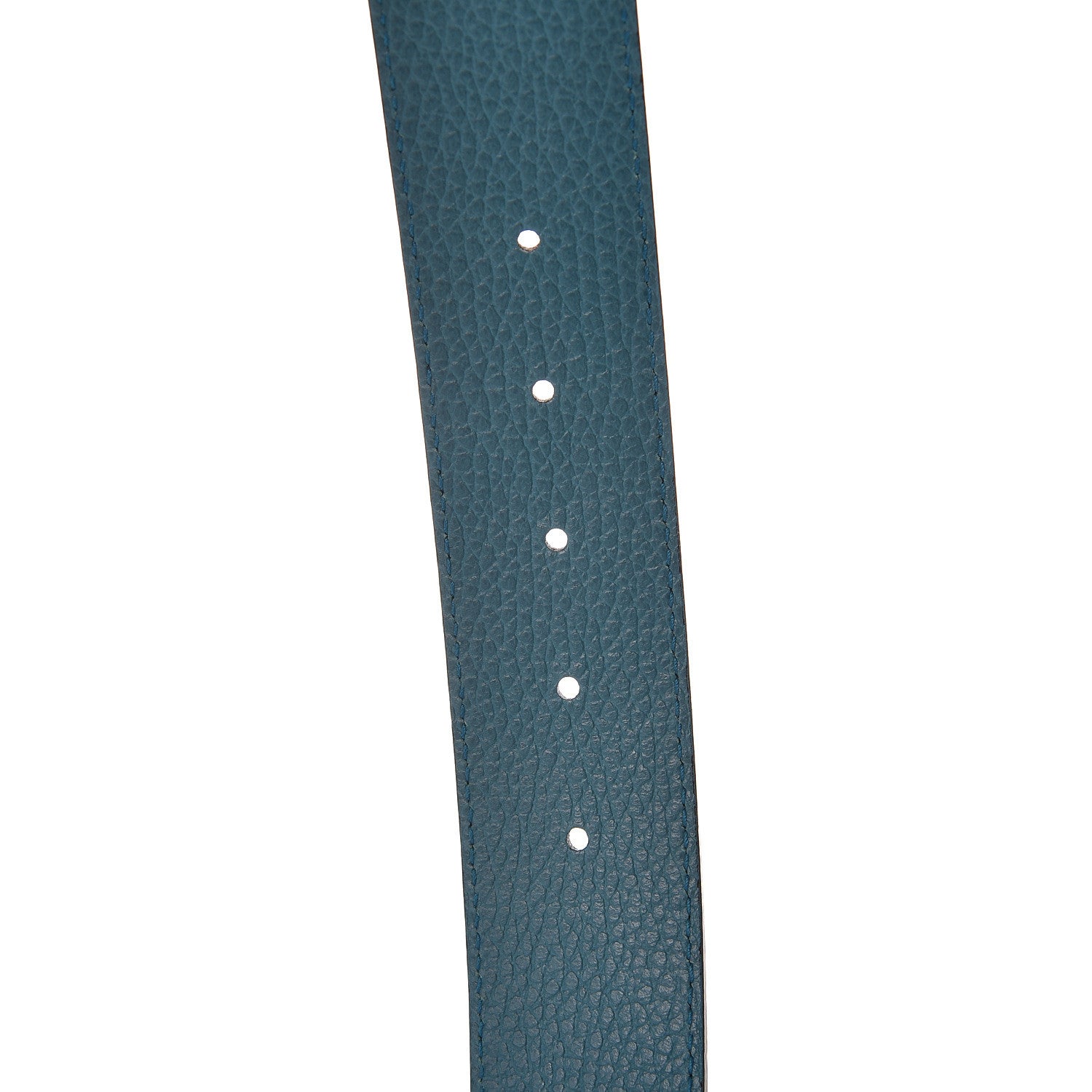 Gucci Dollar Calfskin 1973 Reversible Belt 90 36 Black Deep Cobalt 5 of 6