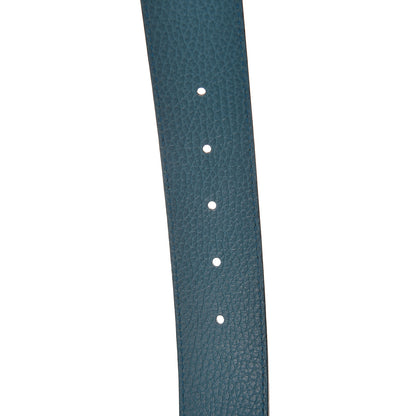 Gucci Dollar Calfskin 1973 Reversible Belt 90 36 Black Deep Cobalt 5 of 6