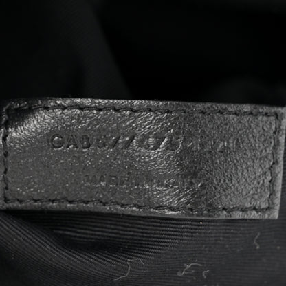 Saint Laurent Denim Quilted Medium Loulou Puffer Monogram Chain Satchel Blue Cinnamon 7 of 10