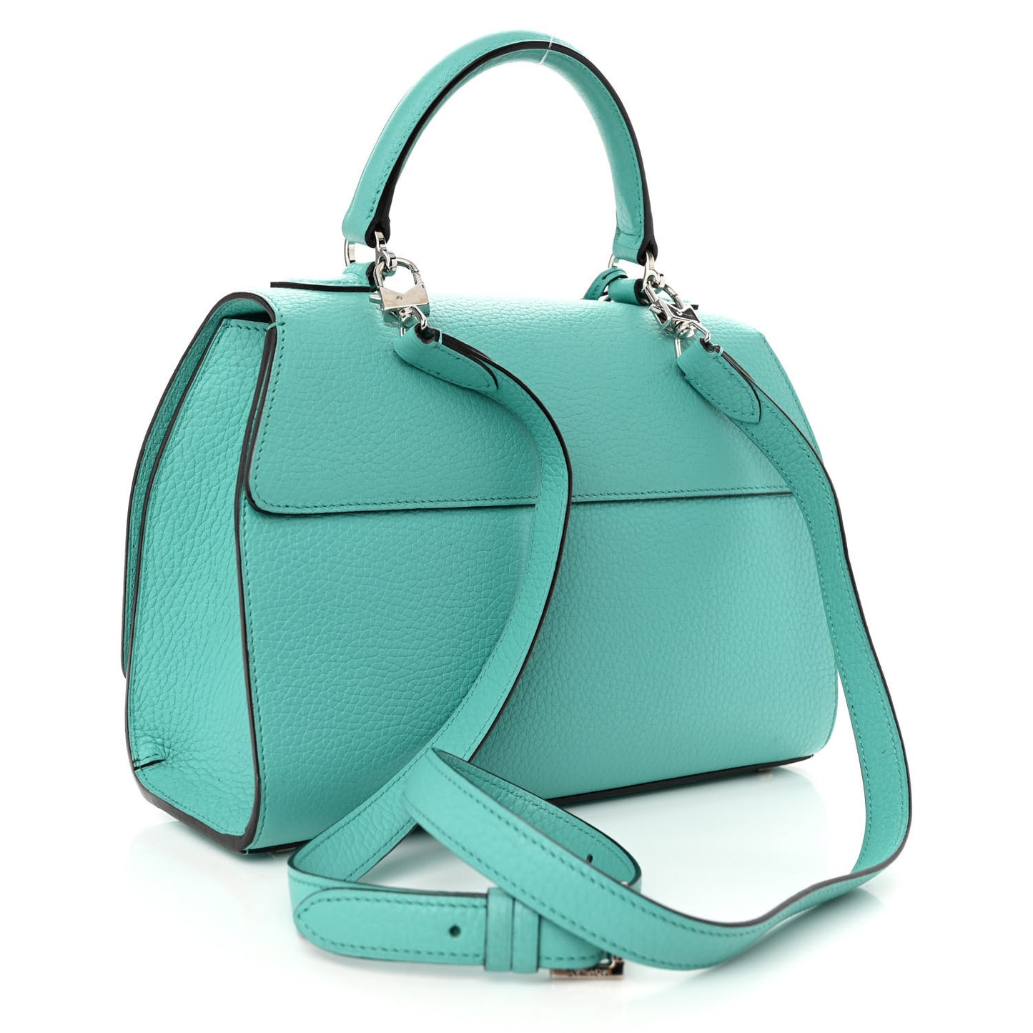 Taurillon Blush Rejane PM Turquoise