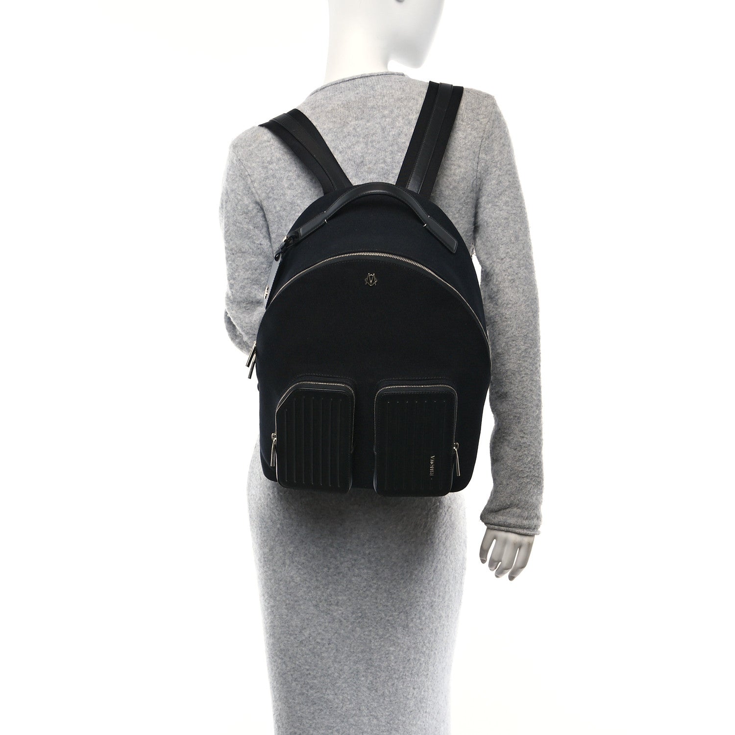 RIMOWA バックパック ブラック 中型 Rimowa Canvas Calfskin Never Still Medium Backpack Black 1718159