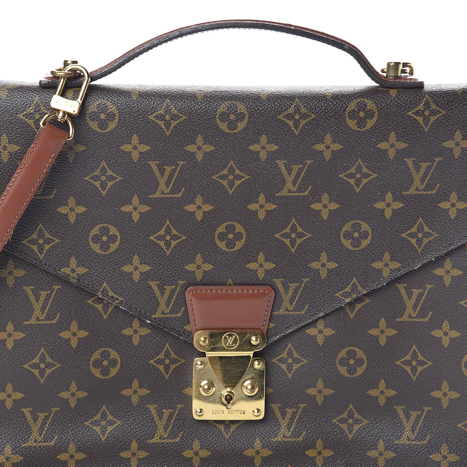 Louis Vuitton Monogram Porte-Documents Bandouliere 10 of 12