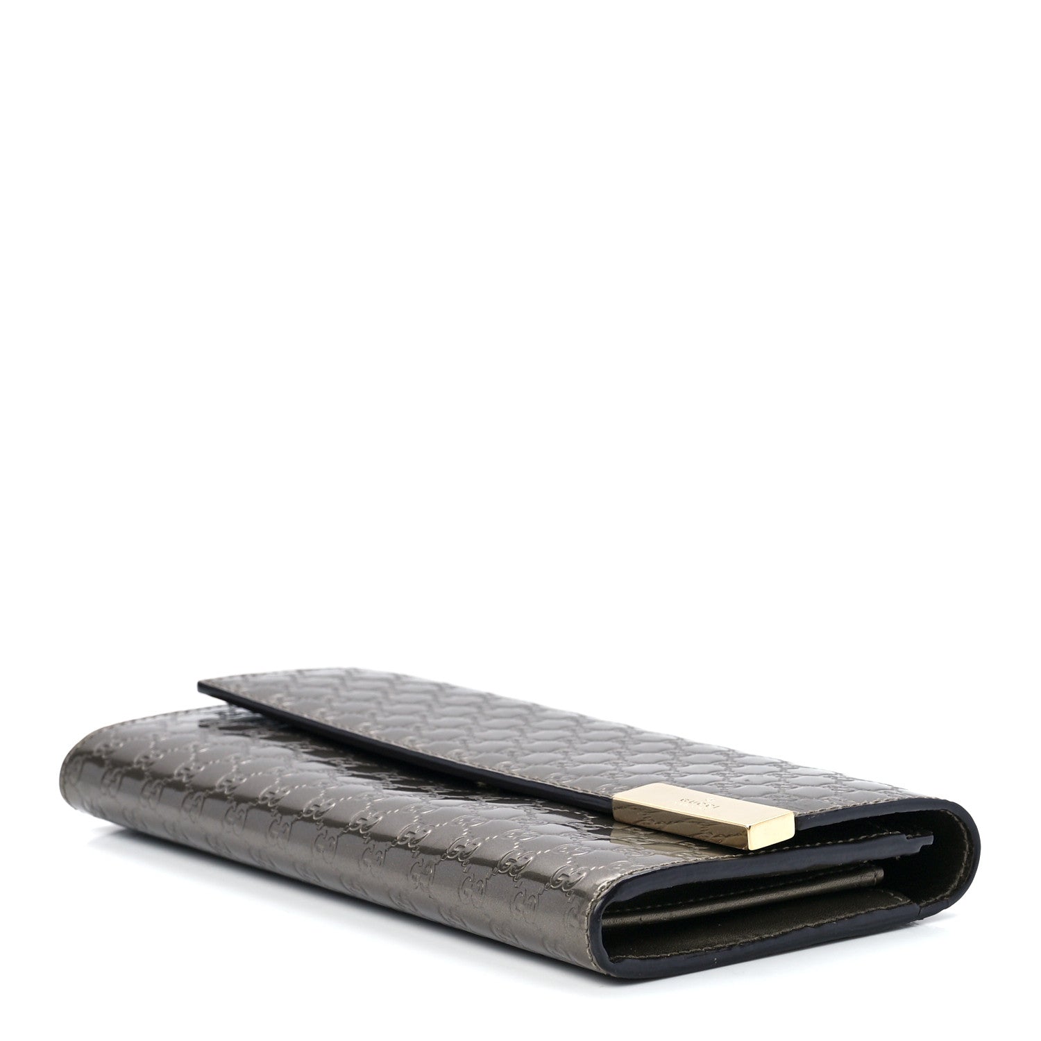 Gucci Metallic Microguccissima Dice Continental Wallet Golden Beige 8 of 10