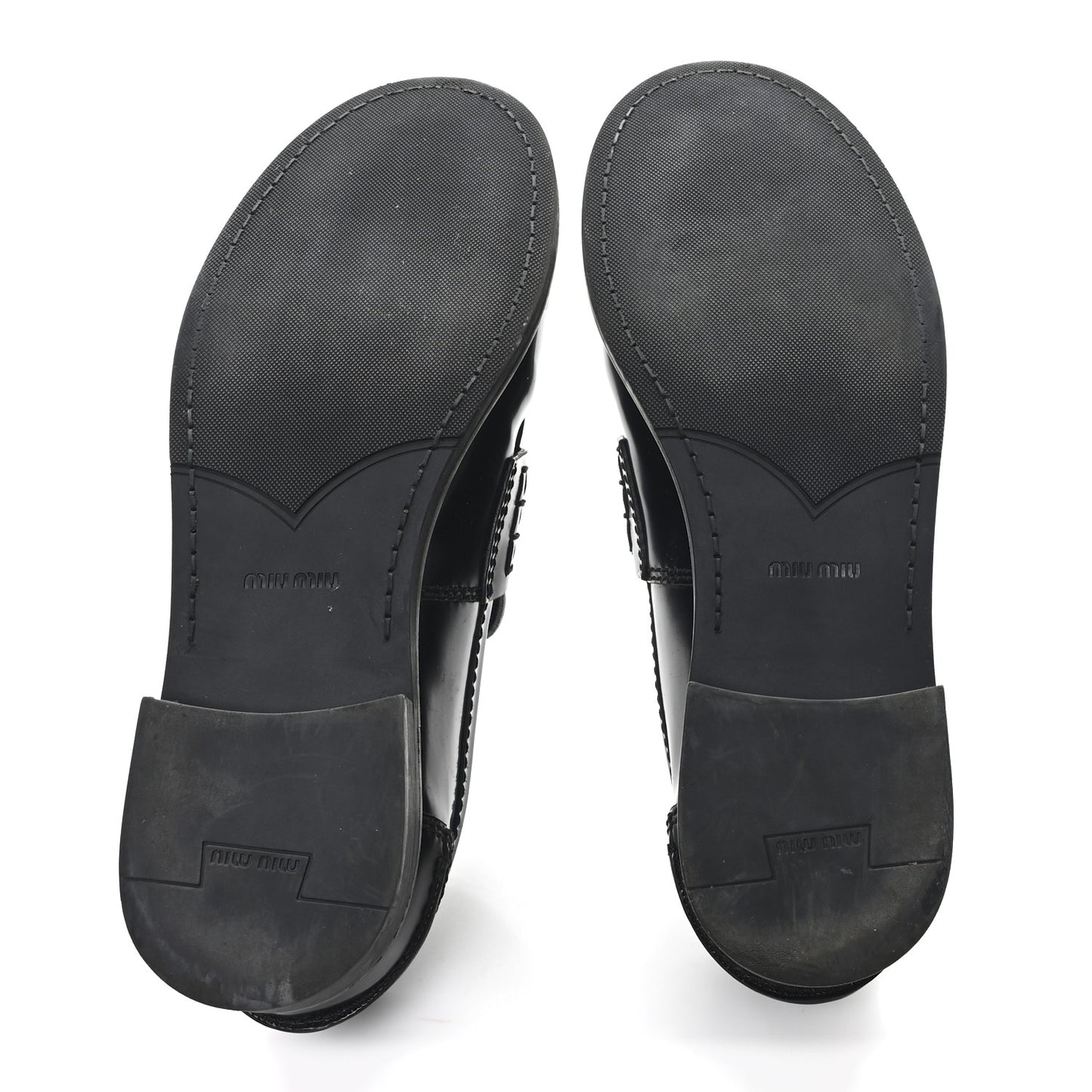 Spazzolato Penny Loafer 39 Black White