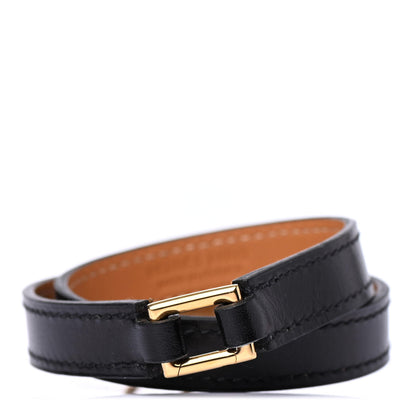 Hermes Box Rivale Double Tour Bracelet T2 Black 2 of 4