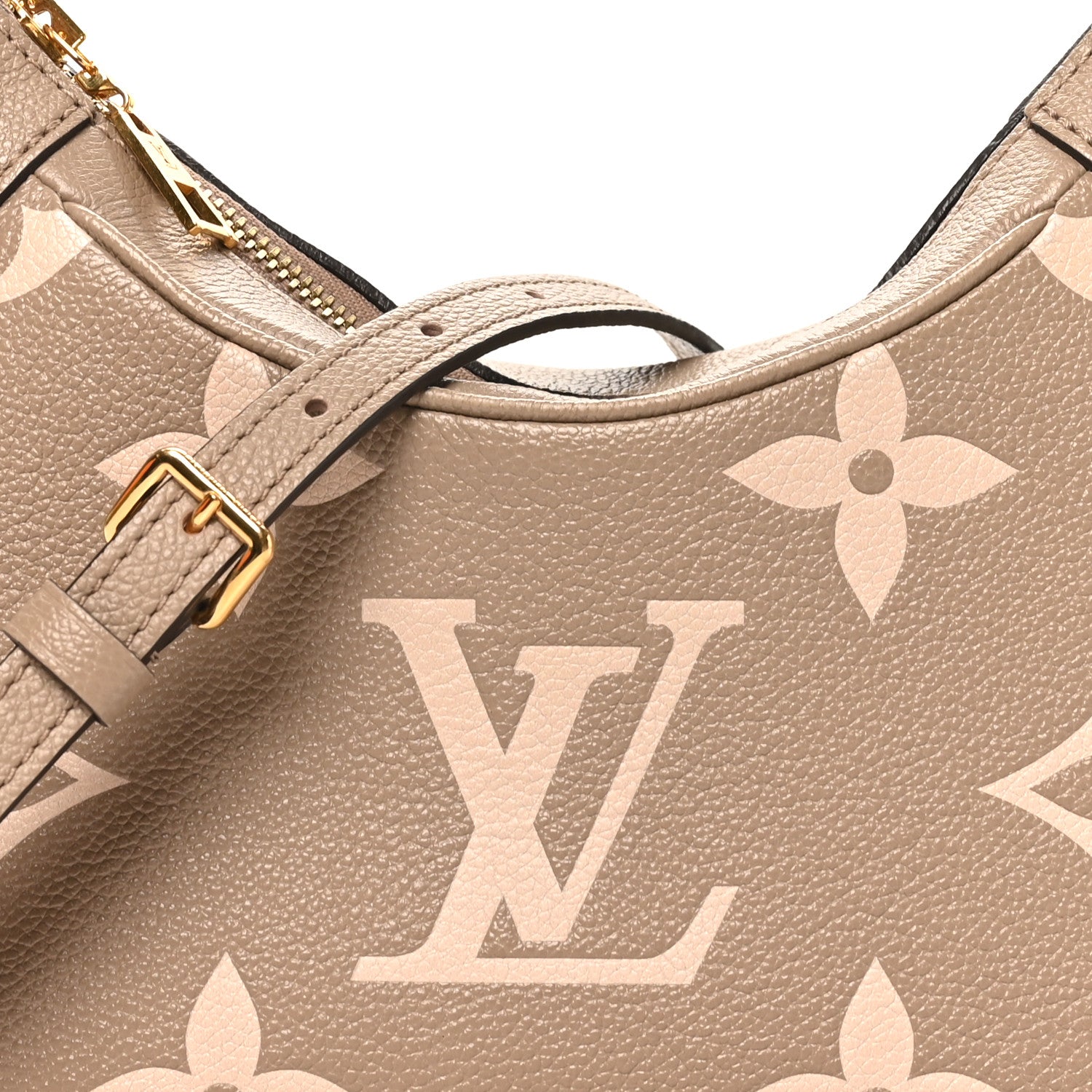 Louis Vuitton Empreinte Monogram Giant Bagatelle NM Tourterelle Creme 7 of 10