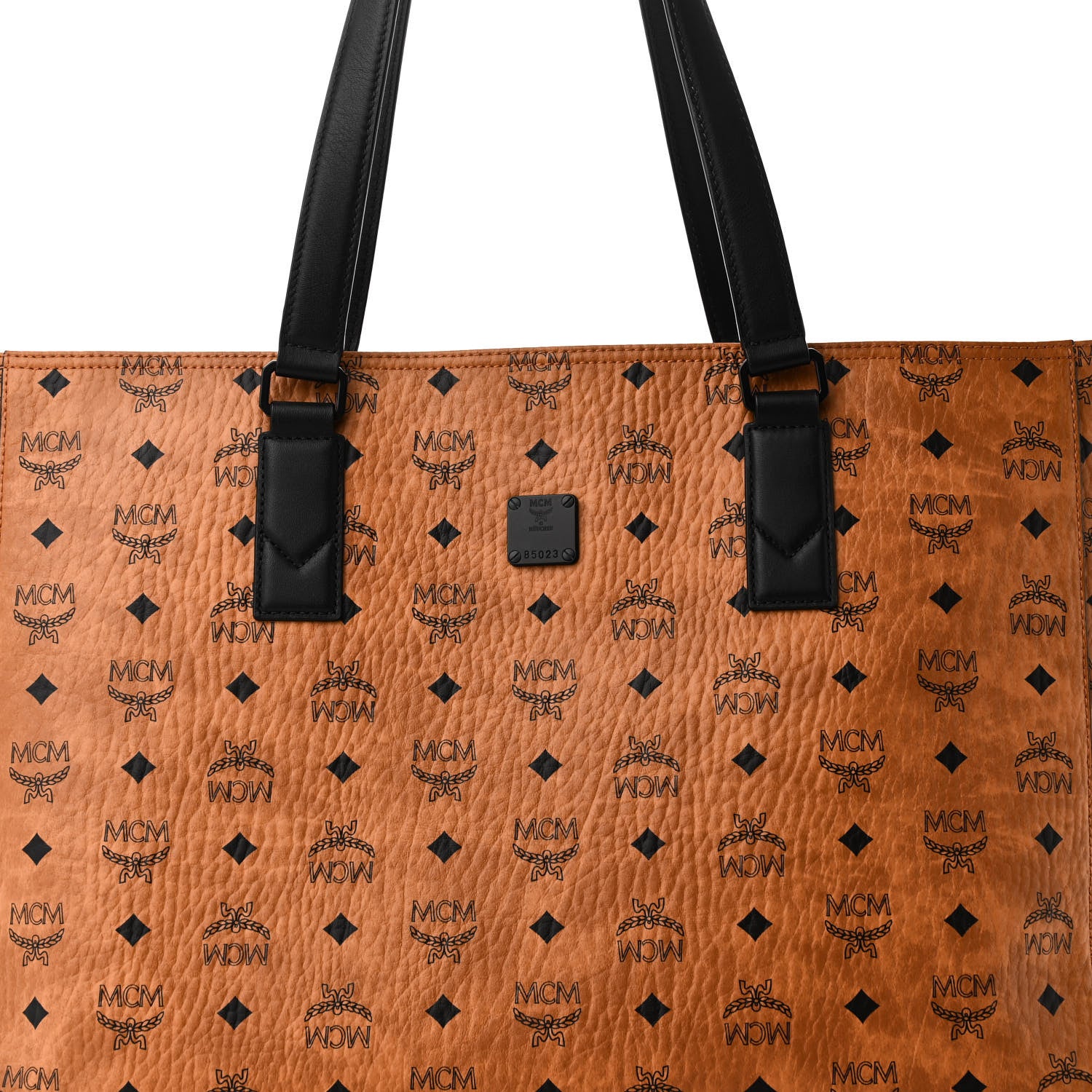MCM Visetos Large Klassik Tote Cognac 8 of 10