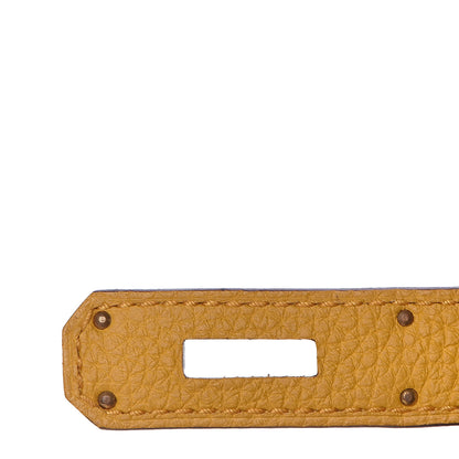 Hermes Togo Kelly Retourne 28 Jaune Ambre 27 of 42