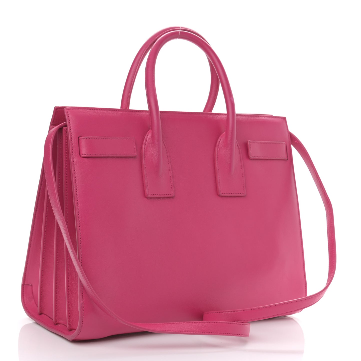 Calfskin Small Sac De Jour Lipstick Fuchsia