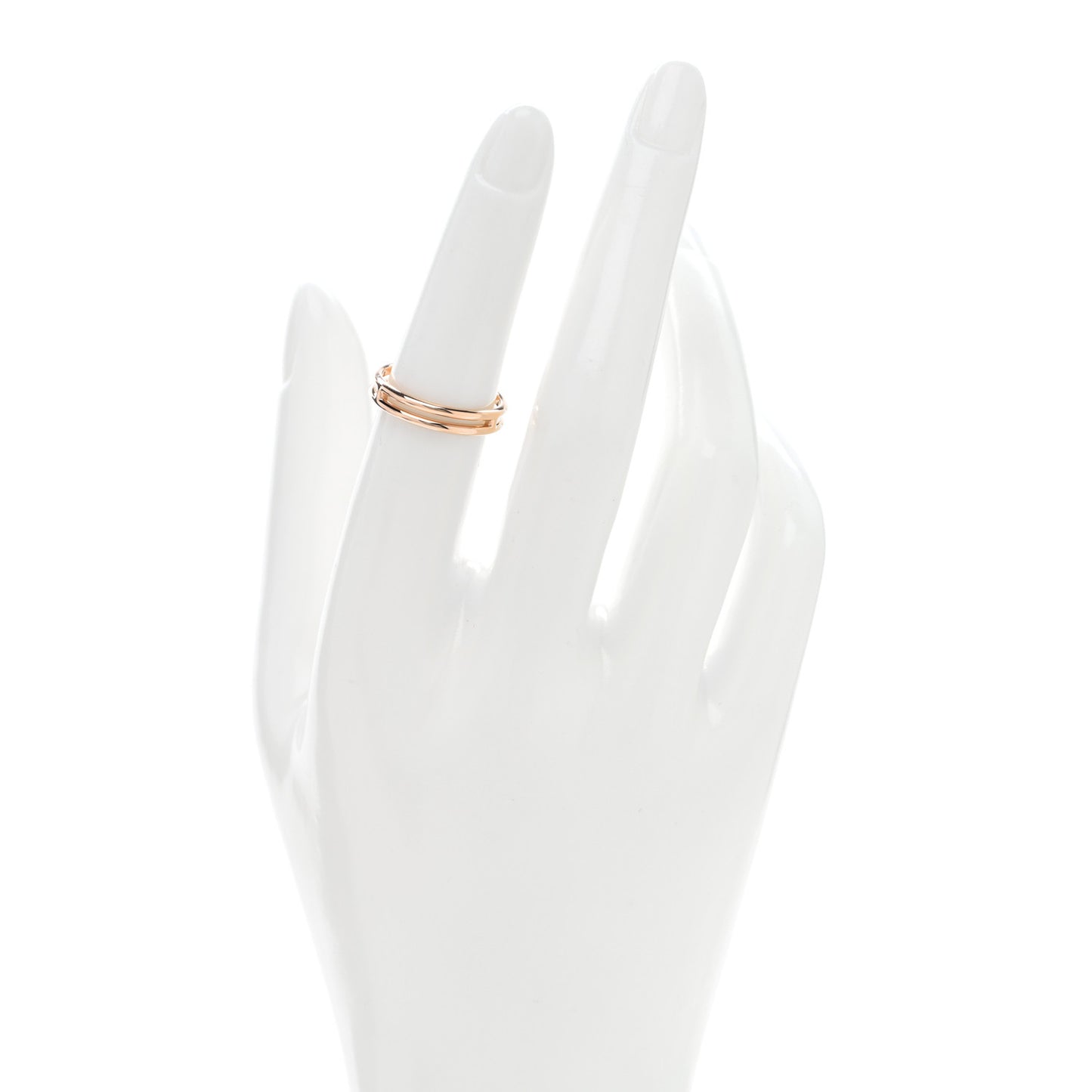 18K Rose Gold Ariane Wedding Band Ring 52 6