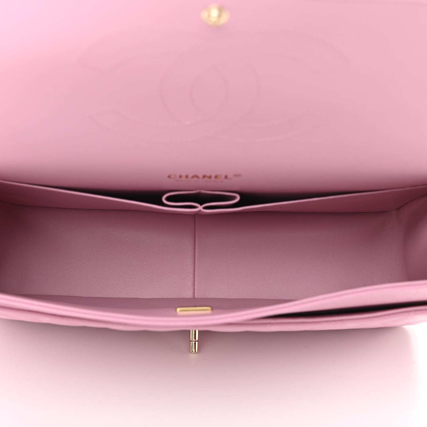Chanel Caviar Quilted Maxi Double Flap Pink 5 of 10