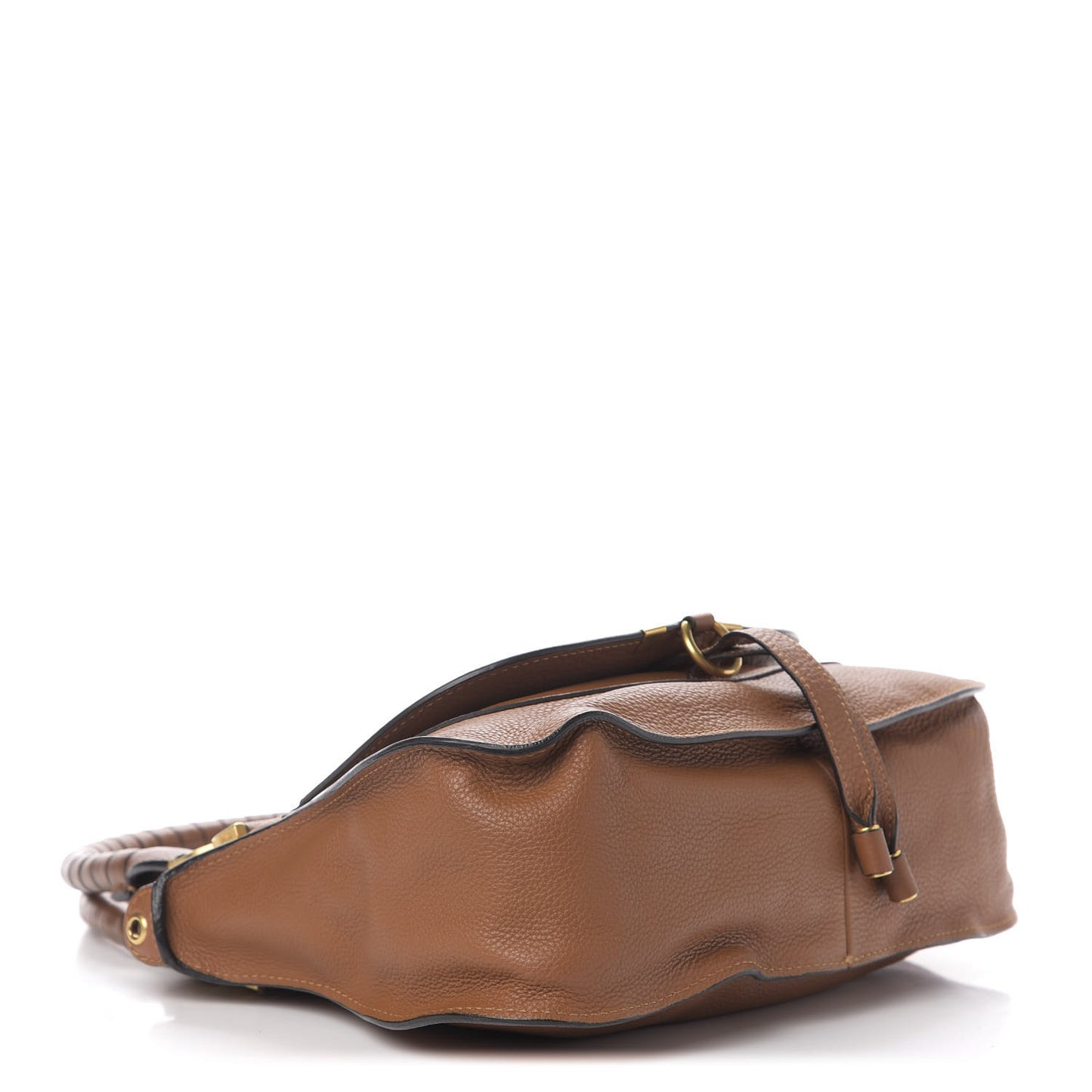 Calfskin Medium Marcie Satchel Tan