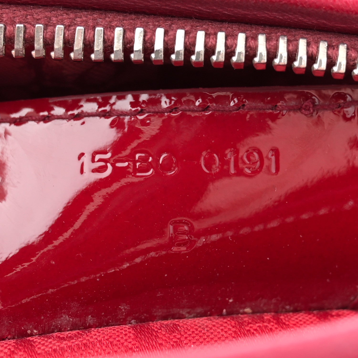 Christian Dior Patent Cannage Medium Lady Dior Red 7 of 13