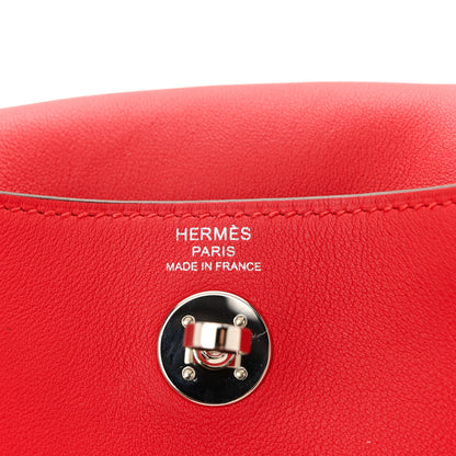 Hermes Swift Mini Lindy 20 Rouge de Coeur 6 of 11