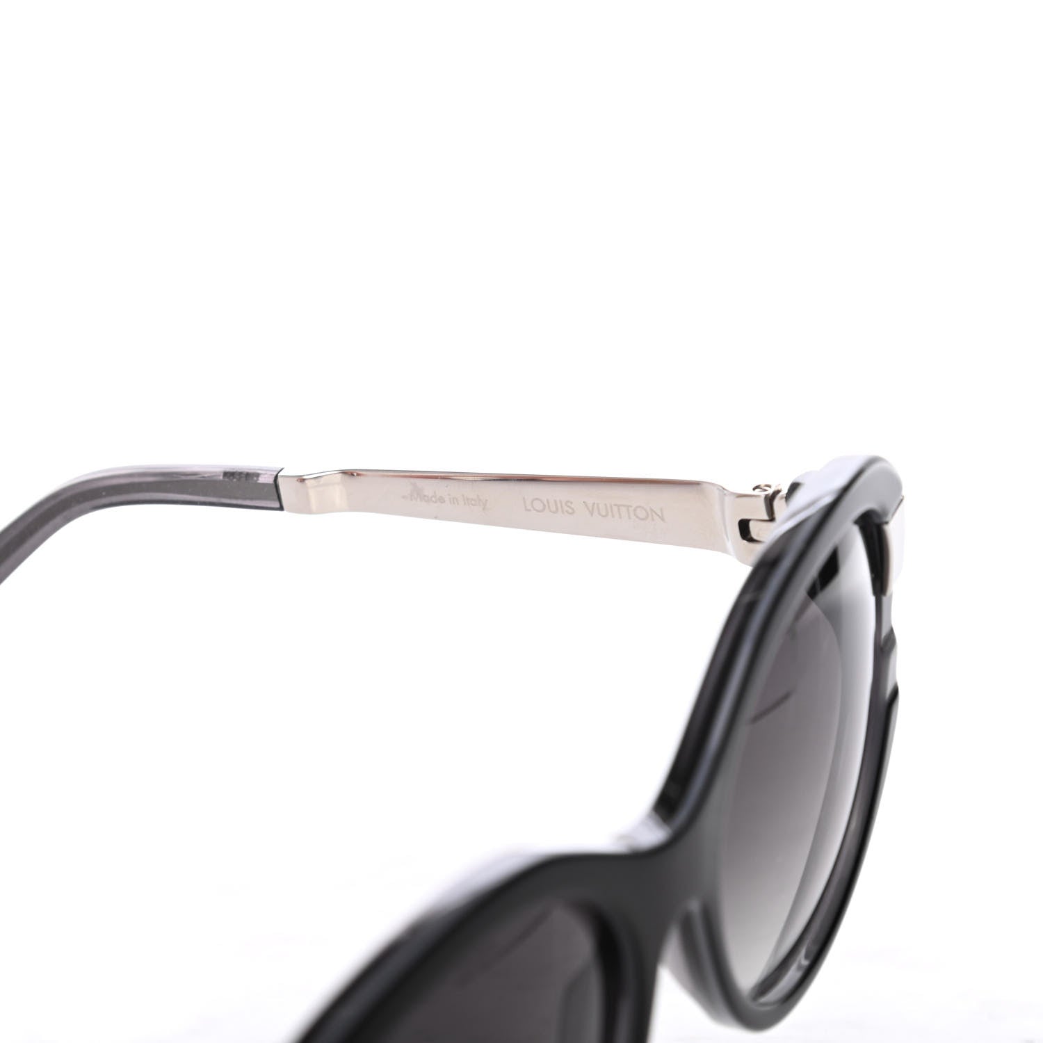 Louis Vuitton Acetate Petit Soupcon Cat Eye Sunglasses Z0489W Black 5 of 7
