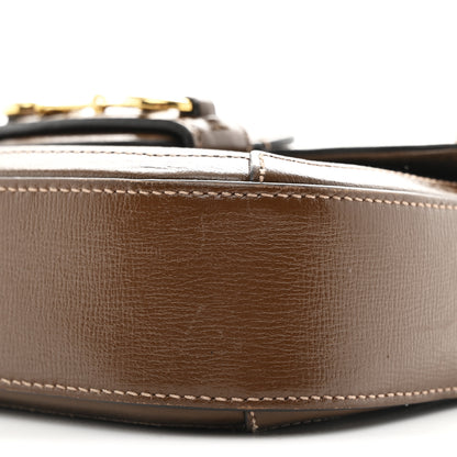 Gucci GG Supreme Monogram Web Mini Horsebit 1955 Shoulder Bag Beige Brown Sugar 10 of 15