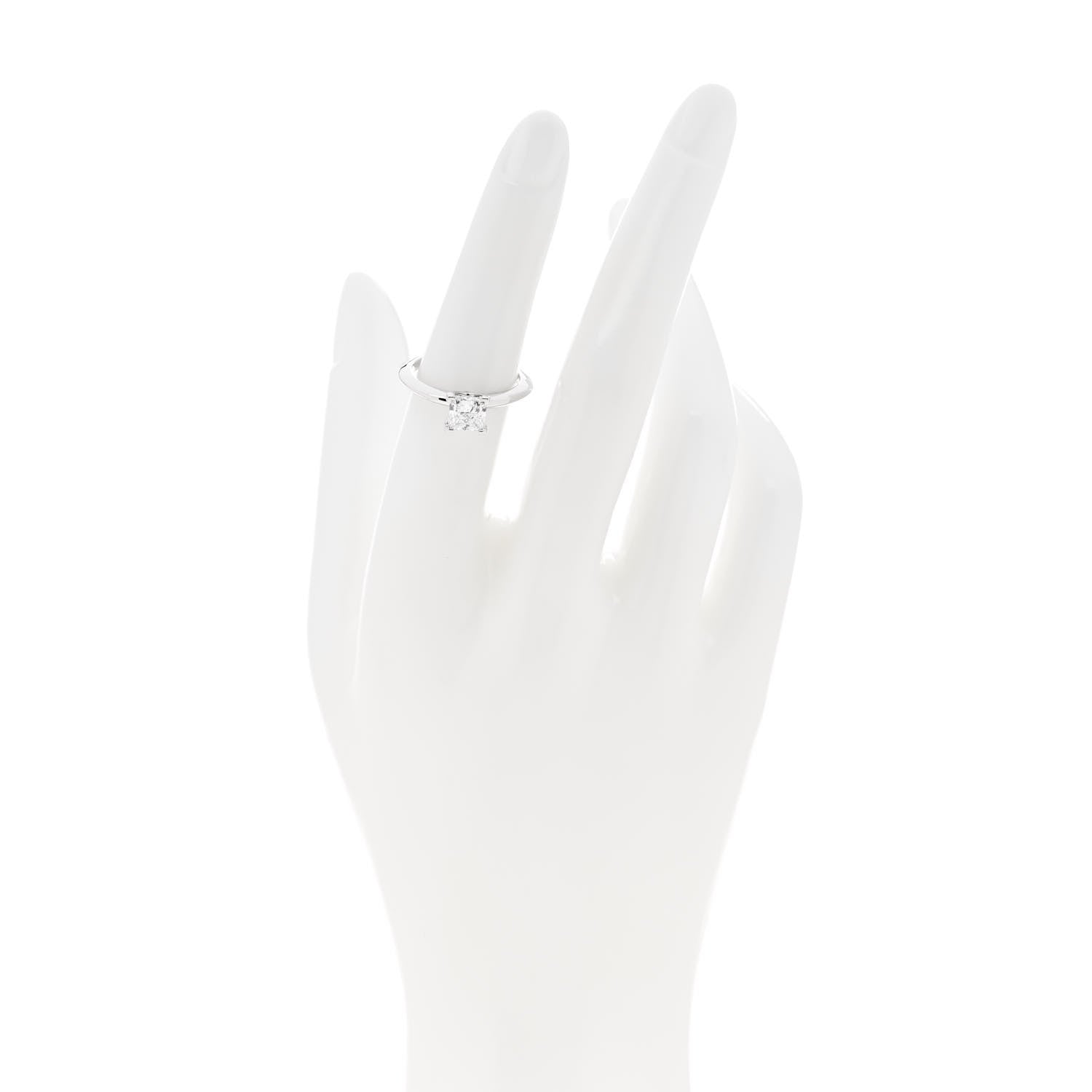 Tiffany Platinum Diamond 1.02ct Solitaire Engagement Ring 51 5.75 2 of 6