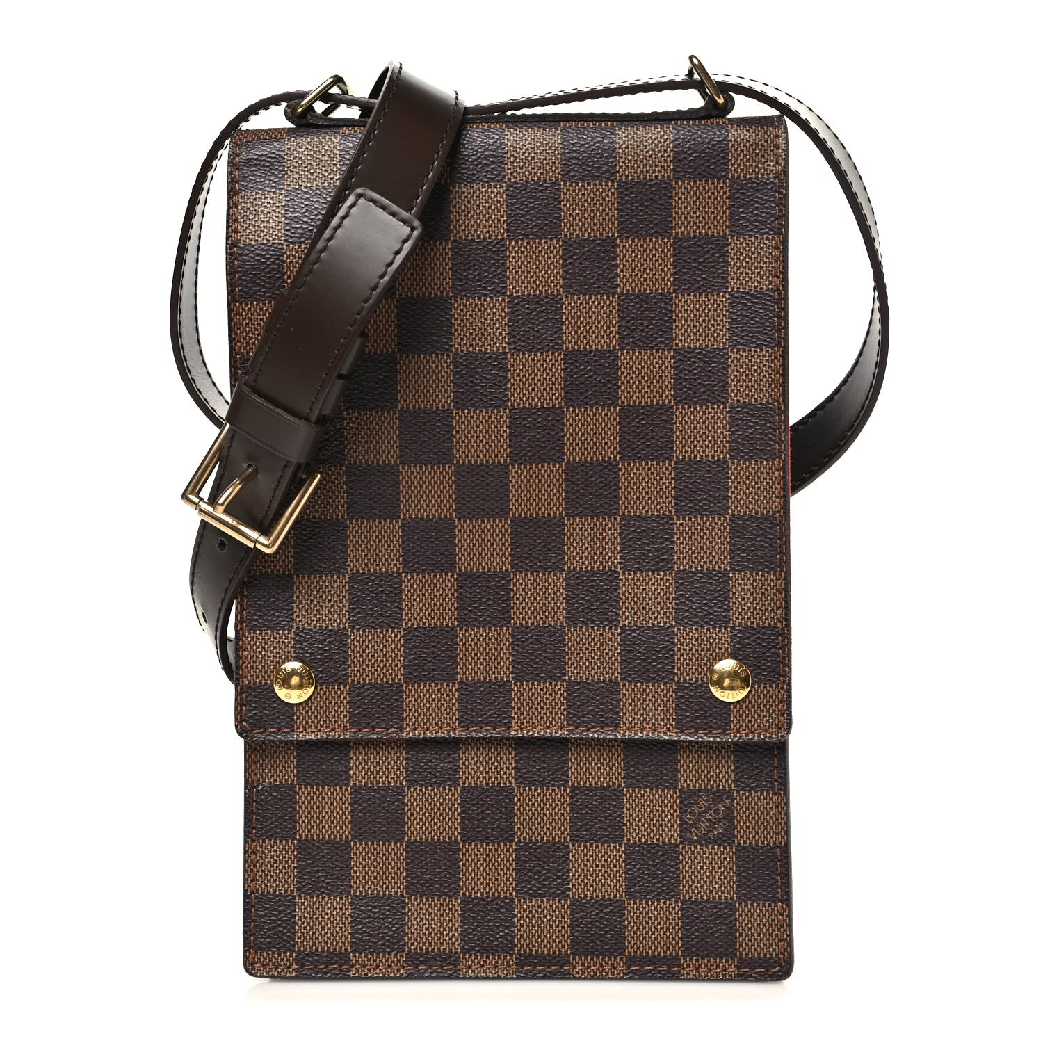 Louis Vuitton Damier Ebene Portobello Travel Shoulder Bag 1 of 10
