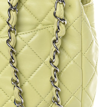 Chanel Lambskin Quilted Jumbo Single Flap Green 11 of 14