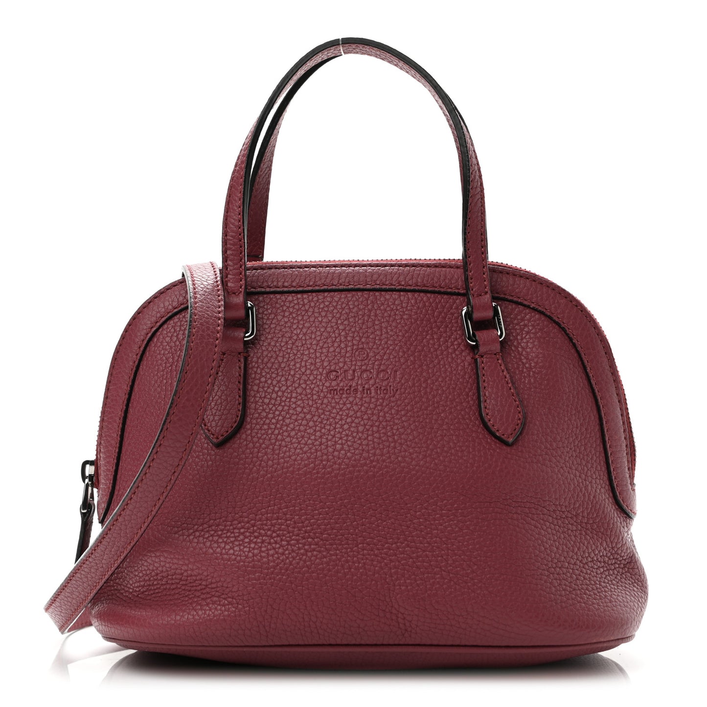 Calfskin Mini Dome Bag Burgundy