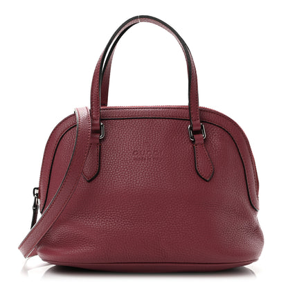 Gucci Calfskin Mini Dome Bag Burgundy 1 of 11