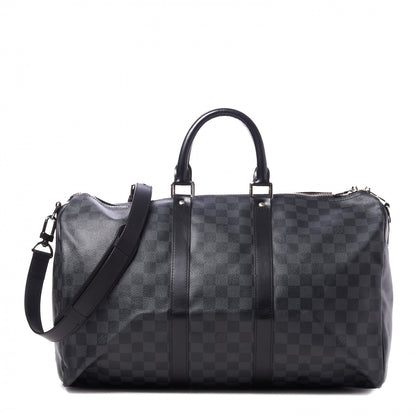 Louis Vuitton Damier Graphite Keepall Bandouliere 45 1 of 8