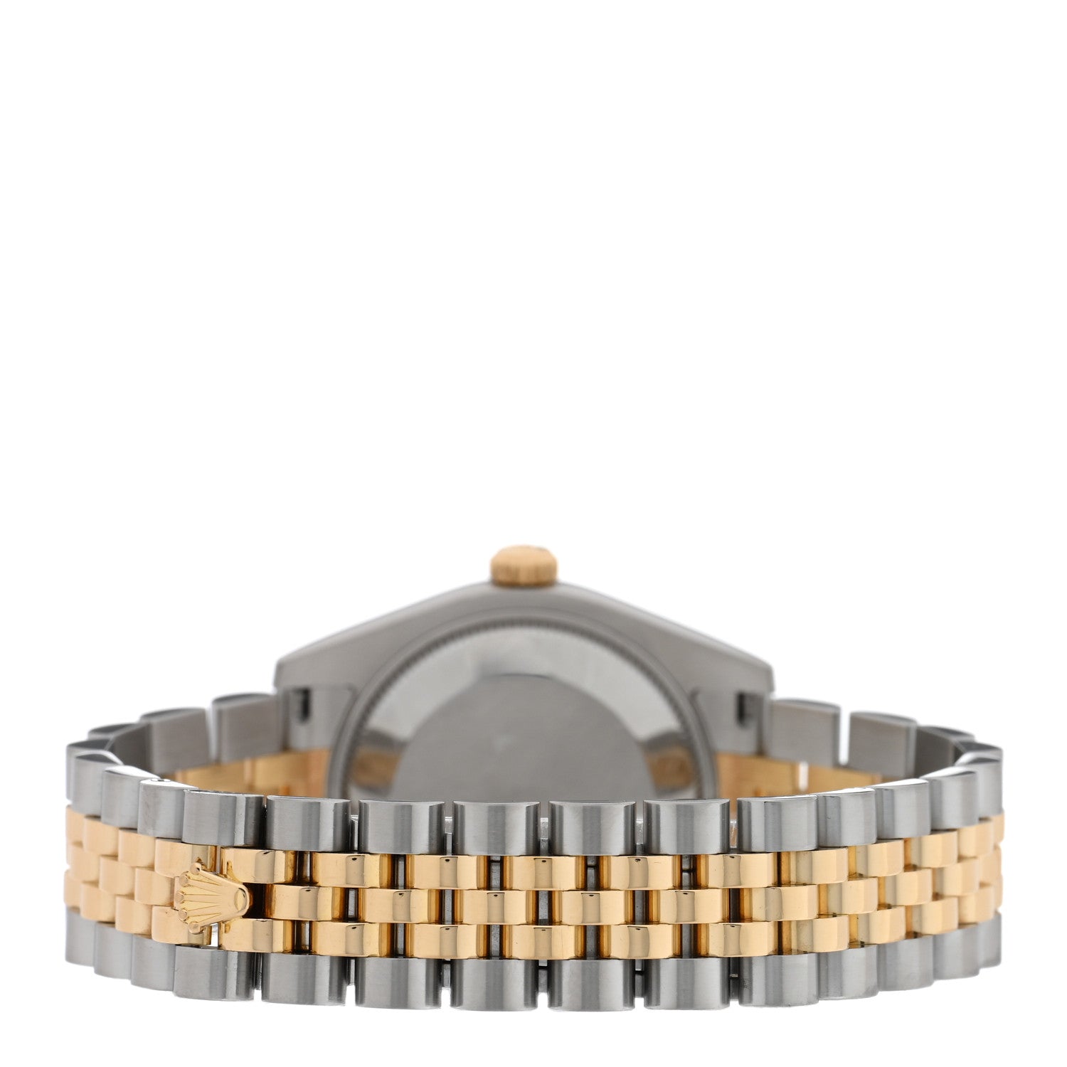 Rolex Stainless Steel 18K Yellow Gold Diamond 31mm Oyster Perpetual Datejust Watch Silver 178273 3 of 5
