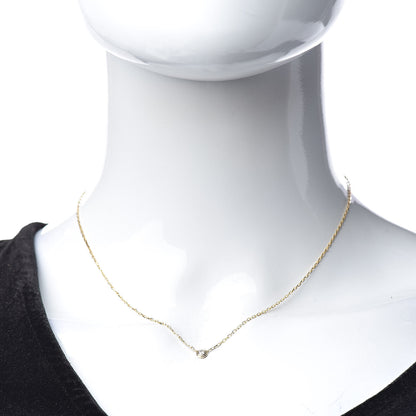 Cartier 18K Yellow Gold Diamond SM D'Amour Pendant Necklace 2 of 7