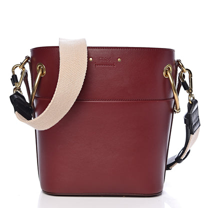 Chloe Smooth Calfskin Small Roy Bucket Bag Plum Purple 4 of 12