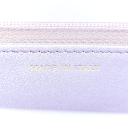 Chanel Iridescent Calfskin Quilted Chanel 19 Wallet On Chain WOC Light Purple 9 of 12
