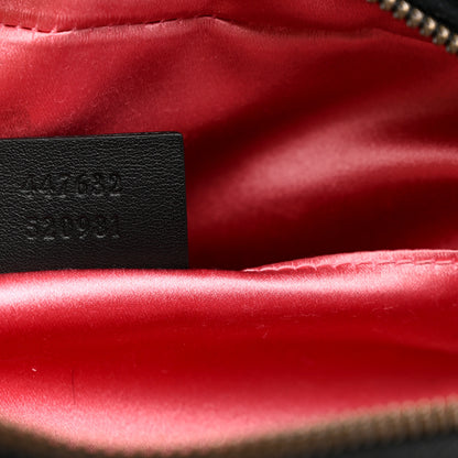 Gucci Velvet Matelasse Small GG Marmont Chain Shoulder Bag Black 7 of 11