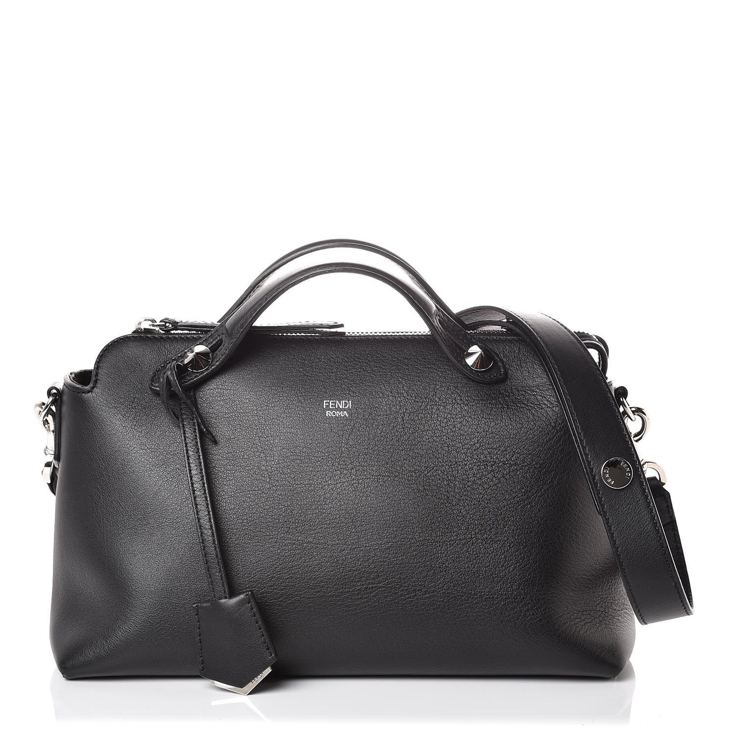 Vitello Dolce Medium By The Way Boston Bag Black