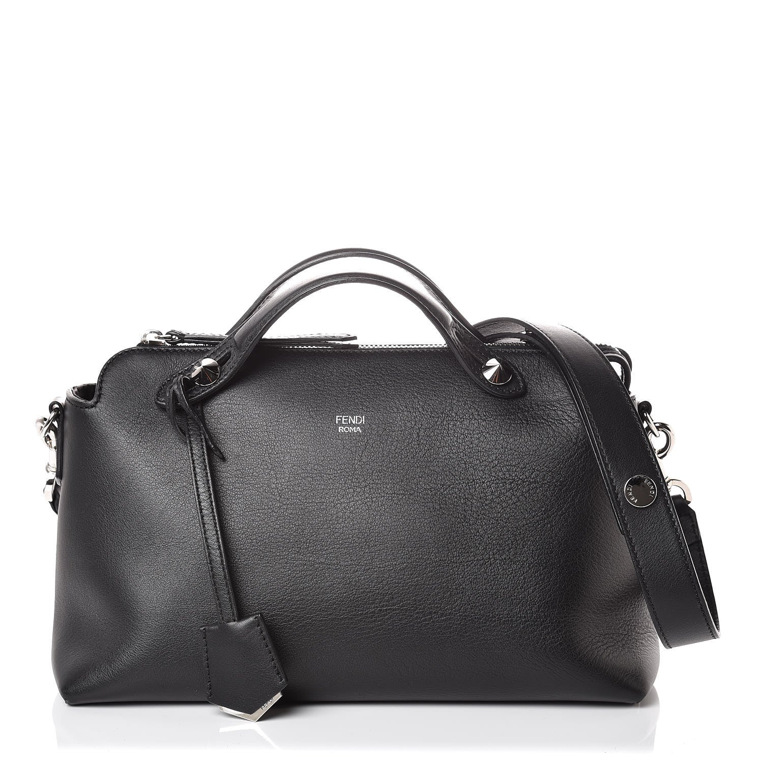 Fendi Vitello Dolce Medium By The Way Boston Bag Black 1 of 9