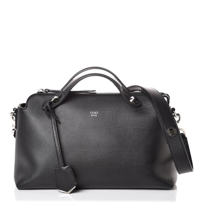 Fendi Vitello Dolce Medium By The Way Boston Bag Black 1 of 9
