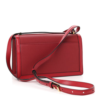 Loewe Grained Calfskin Medium Barcelona Shoulder Bag Scarlet Red 3 of 9