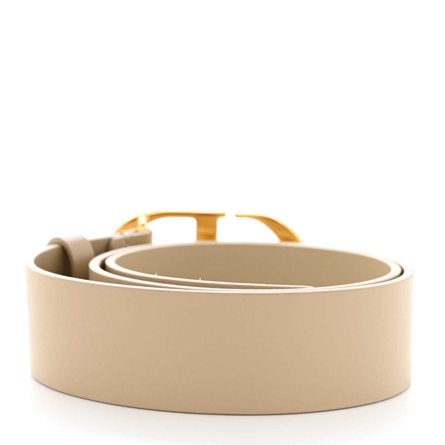 Christian Dior Calfskin Montaigne Belt 85 Beige 2 of 6