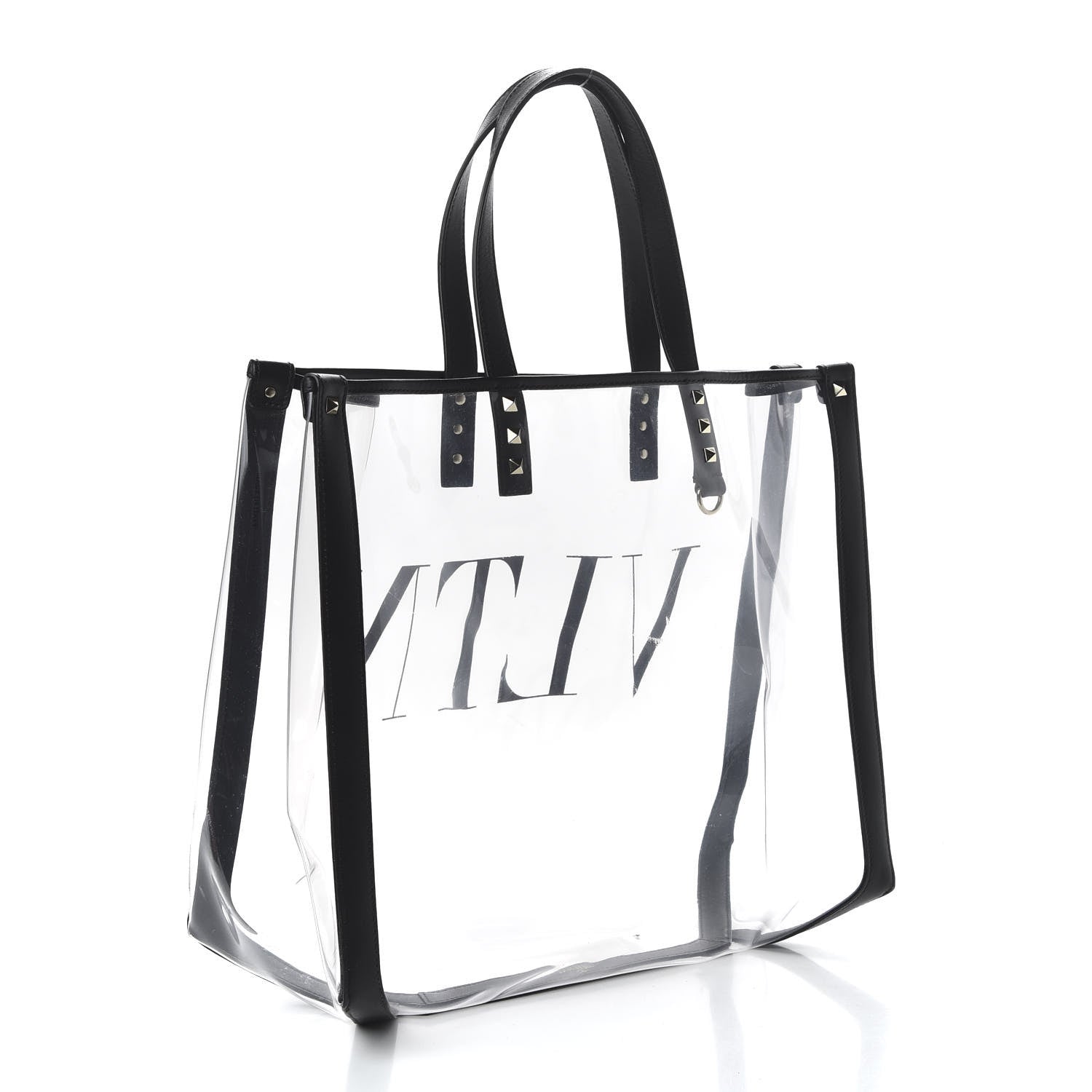 Valentino Garavani Plexy VLTN Shopping Bag Transparent 3 of 9
