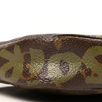 Louis Vuitton Monogram Graffiti Pochette Accessories Kaki 9 of 10
