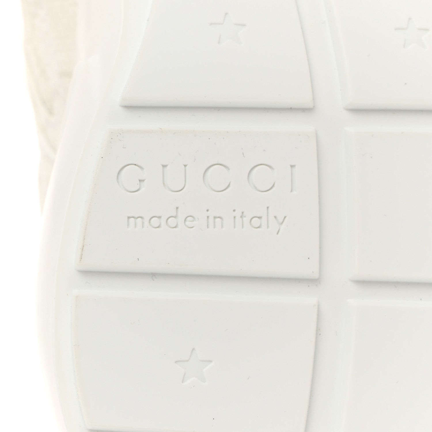 Gucci GG Supreme Monogram Womens Rhyton Sneakers 36.5 White 8 of 8