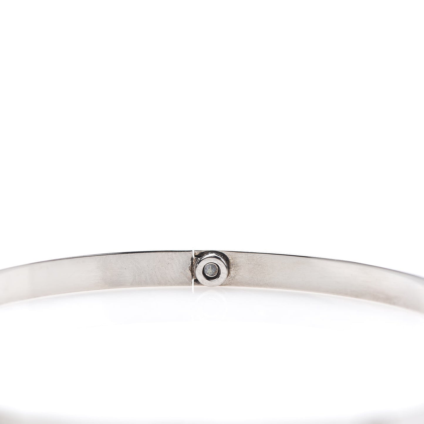 18K White Gold Small LOVE Bracelet 19