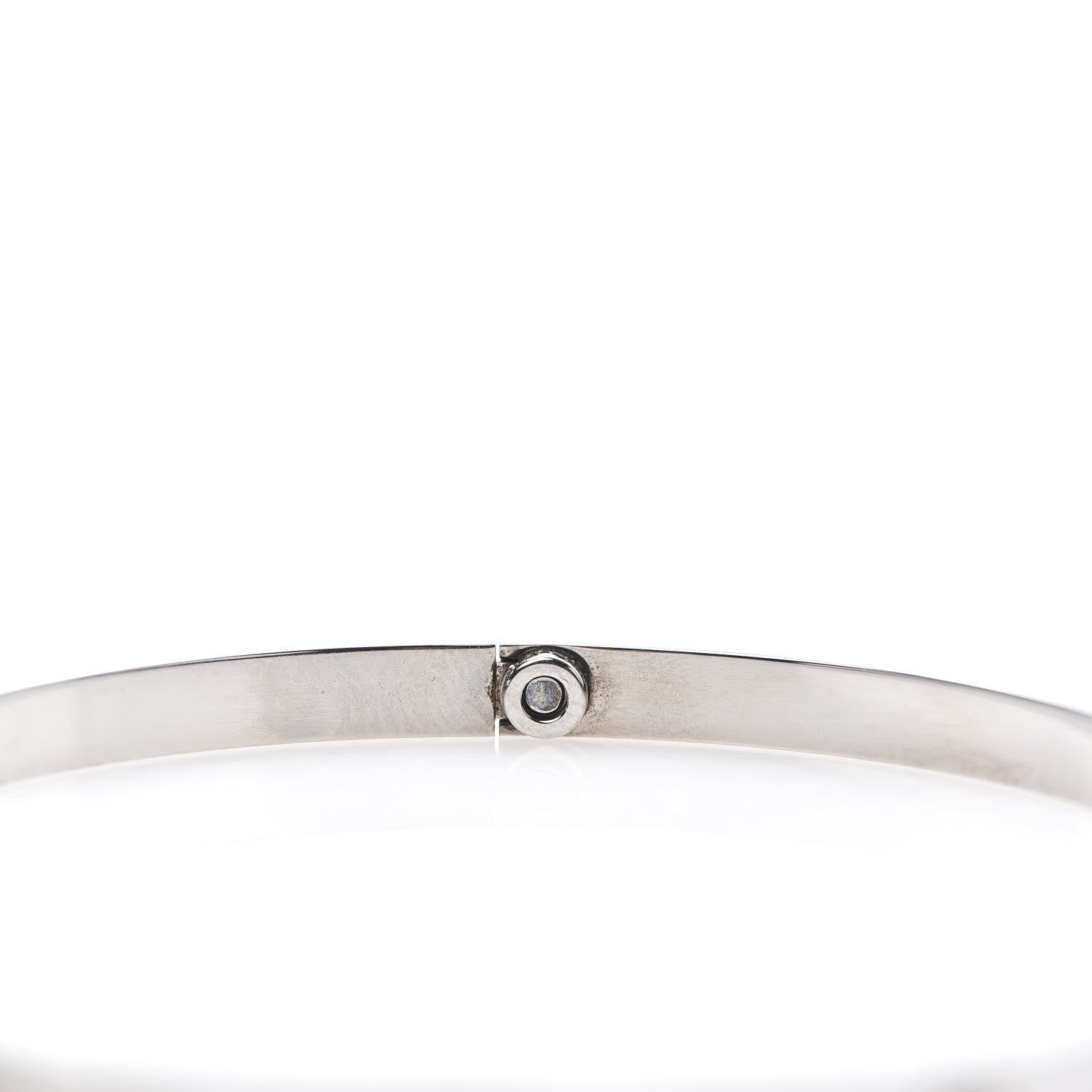 Cartier 18K White Gold Small LOVE Bracelet 19 5 of 6