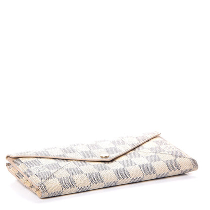 Louis Vuitton Damier Azur Long Origami Wallet 4 of 13