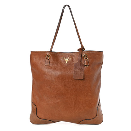 Prada Cervo Antik Shopping Tote Cammello 1 of 9