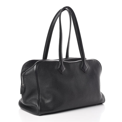 Hermes Taurillon Clemence Victoria II 35 Black 3 of 10