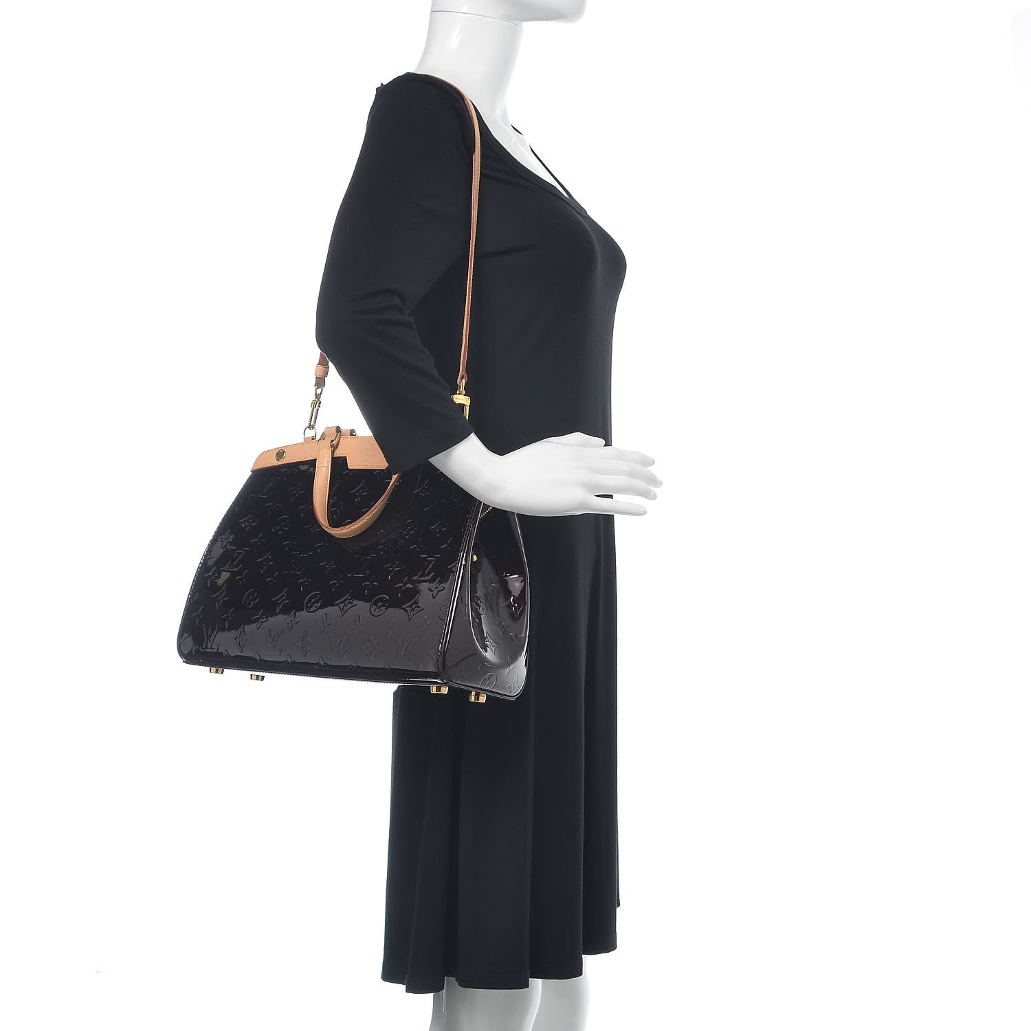 Louis Vuitton Vernis Brea MM Amarante 2 of 11
