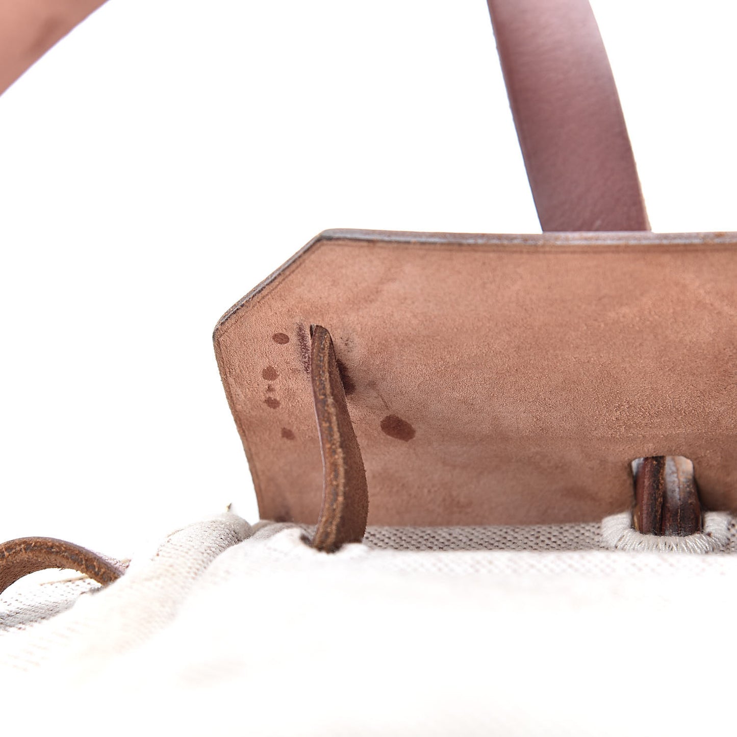 Toile Vache Calfskin Herbag 30 PM Natural