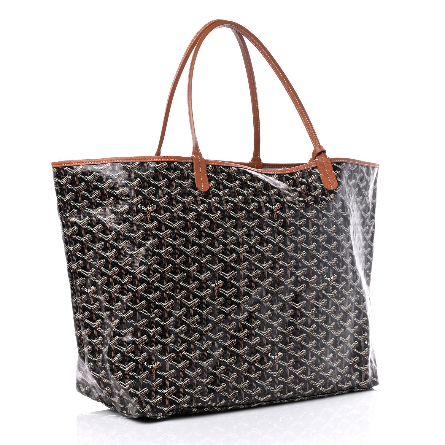 Goyard Goyardine Saint Louis GM Black Gold 3 of 8