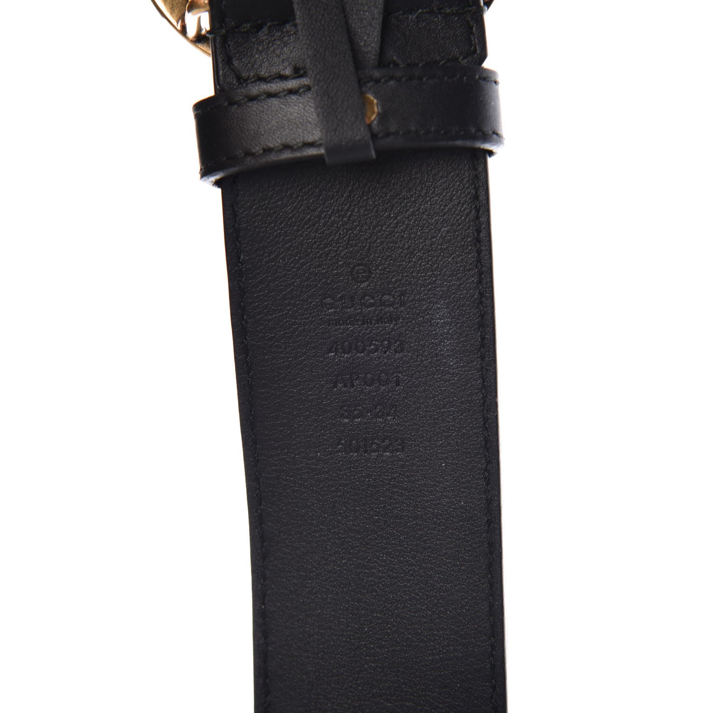 Calfskin Double G 40mm Belt 85 34 Black